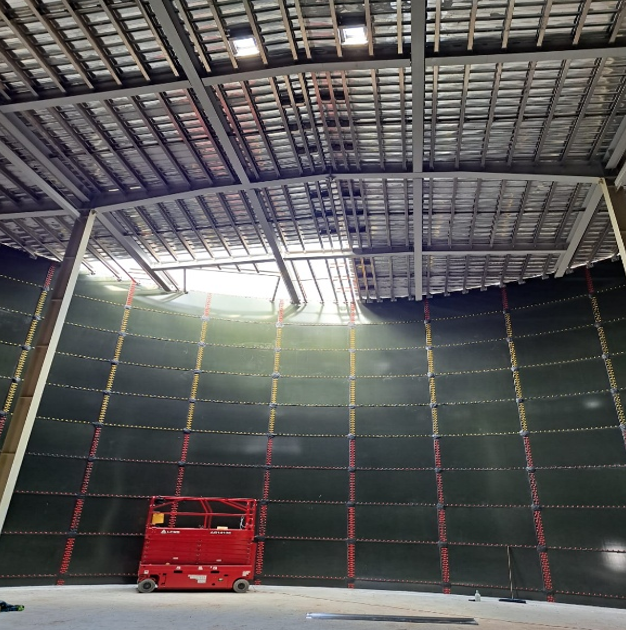 Tank construction progress