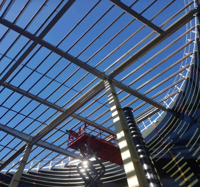 Tank construction progress