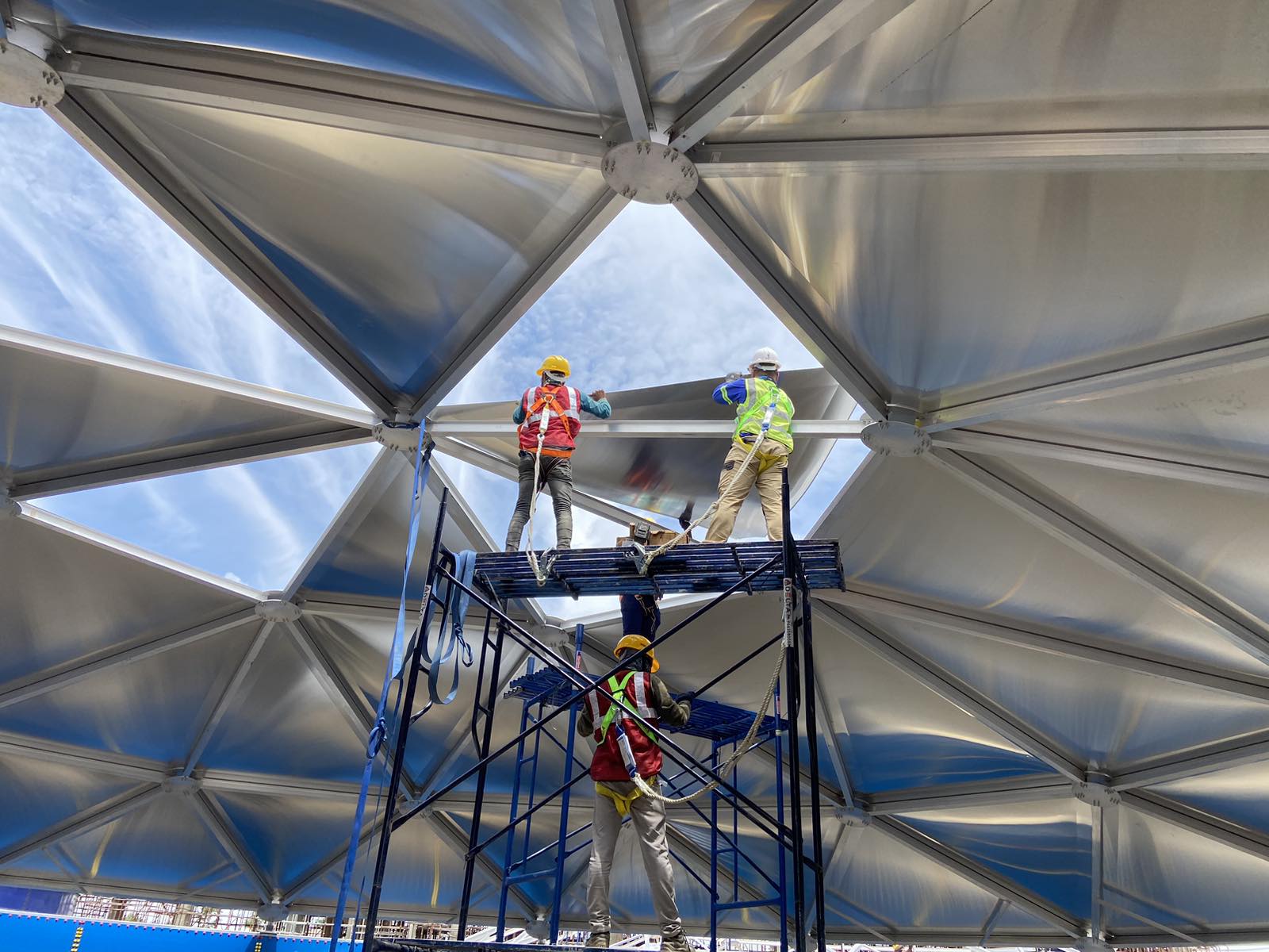 Dome installation
